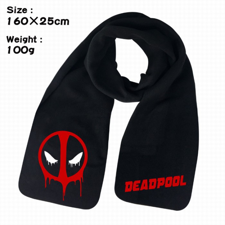 Deadpool Keep warm Plush Scarf Bib 160X25CM 100G