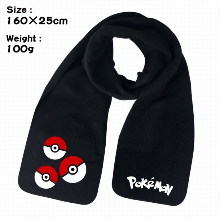 Pokemon Keep warm Plush Scarf Bib 160X25CM 100G Style A