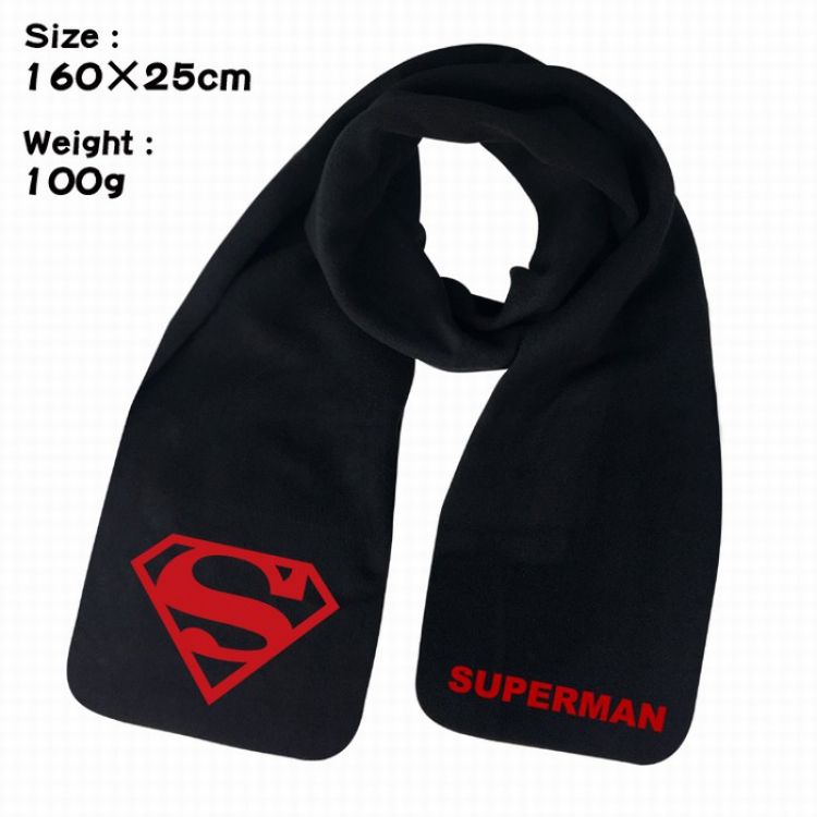 Superman Keep warm Plush Scarf Bib 160X25CM 100G