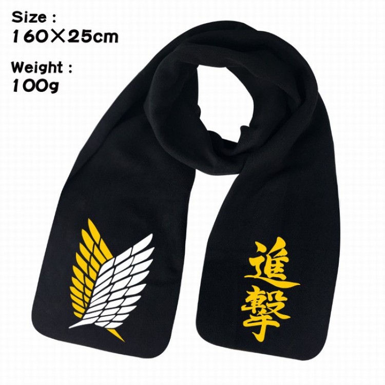 Shingeki no Kyojin Keep warm Plush Scarf Bib 160X25CM 100G Style A