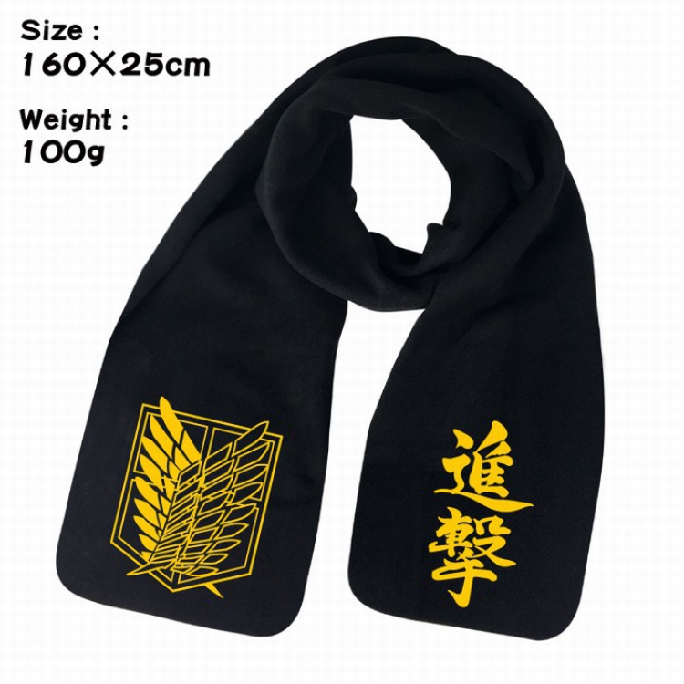 Shingeki no Kyojin Keep warm Plush Scarf Bib 160X25CM 100G Style C