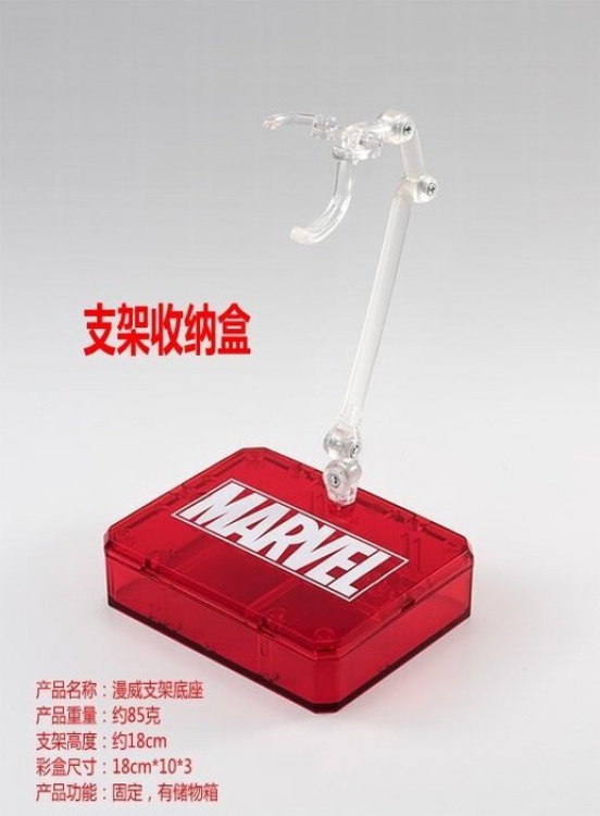 Marvel Comics Figure Decoration Bracket base Storage Box 18CM  85G  18X10X3CM