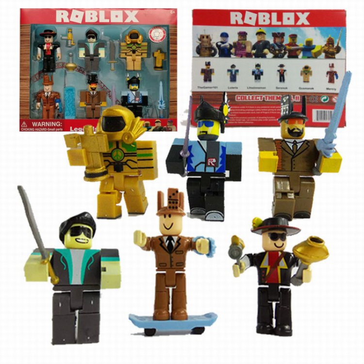 ROBLOX 6 models with accessories Boxed Figure Decoration 6-9cm  210g price for 18 pcs