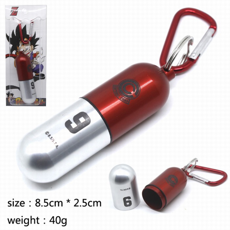 DRAGON BALL red Keychain pendant 8.5X2.5CM 40G