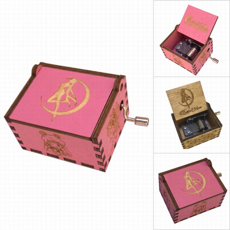 Sailormoon Hand Music Box Tow Price For 10 Pcs Mixed colour  6.4*5.2*4.2cm