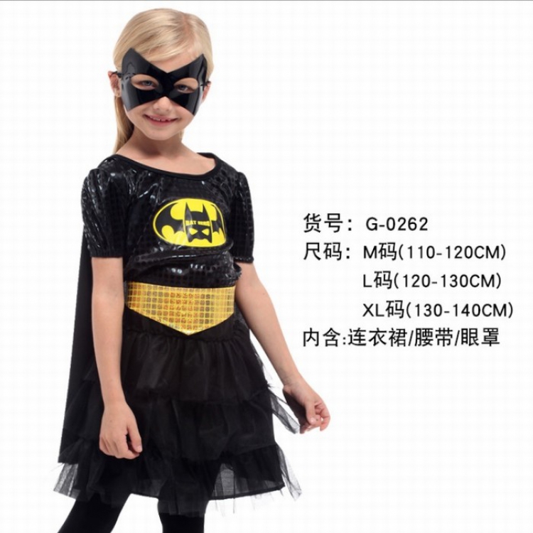 Halloween Batman COSPLAY Coverall child G series black S M L preorder 3 days price for 3 pcs