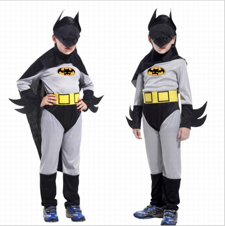 Halloween Batman COSPLAY Coverall child B series black S M L preorder 3 days price for 3 pcs