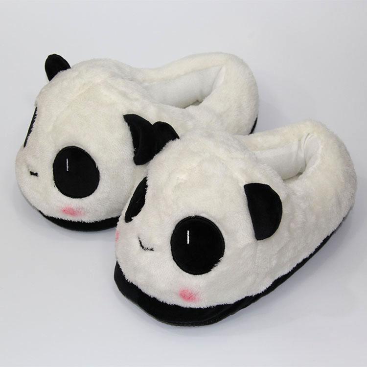 Panda All Inclusive foot Plush shoes 28CM