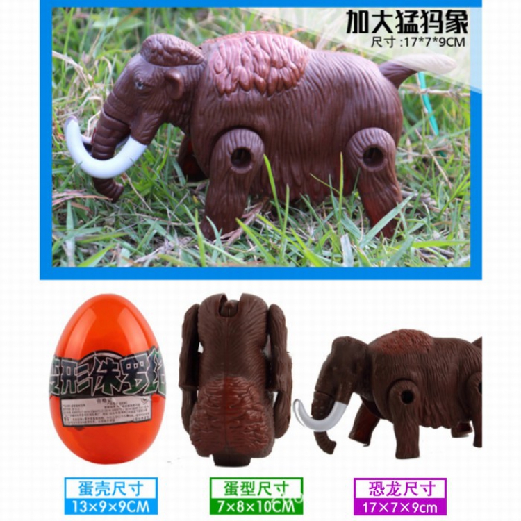 Mammonteus primigenius Egg deformation dinosaur Eggshell toy model price for 3 pcs