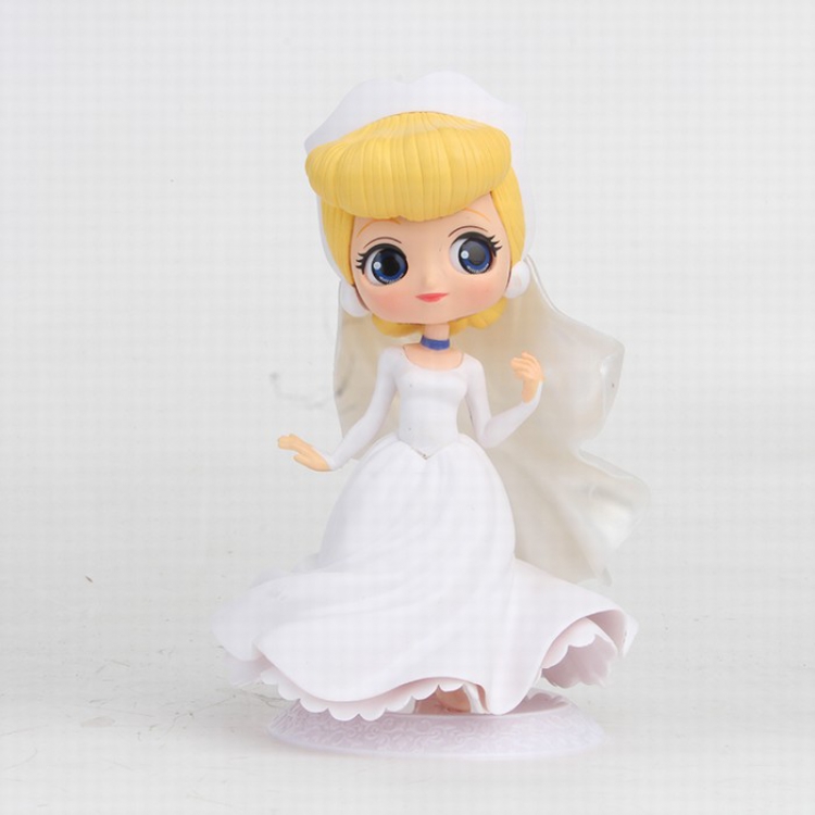 Wedding dress Cinderella princess white Bagged Figure Decoration 15CM 0.16KG