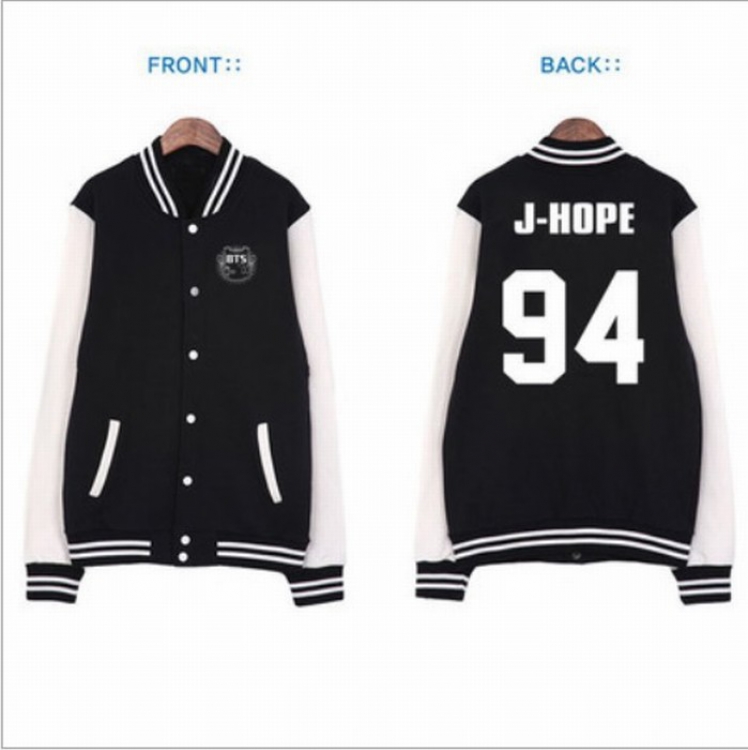 BTS j-hope Button printed long sleeve jacket S M L XL XXL preorder 3 days