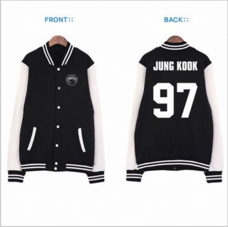 BTS jungkook Button printed long sleeve jacket S M L XL XXL preorder 3 days