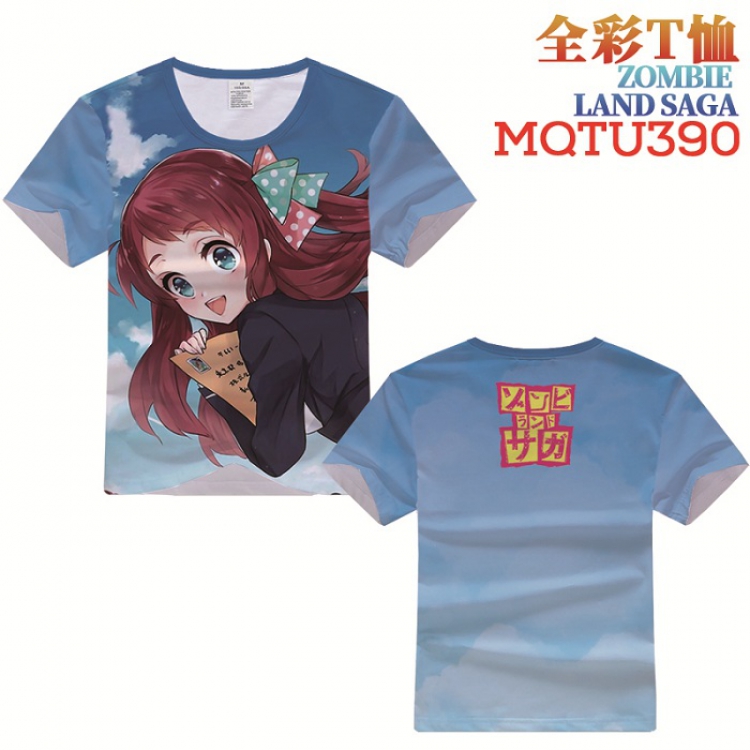 Zombie Land Saga Full Color Short Sleeve T-Shirt S M L XL XXL XXXL MQTU391