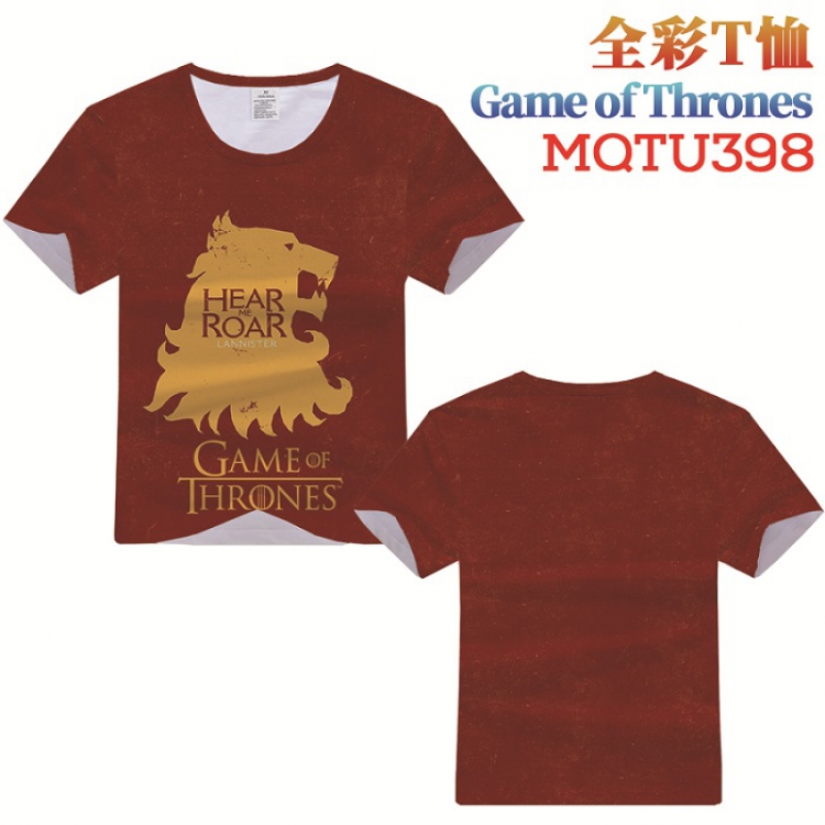 Game of Thrones Full Color Short Sleeve T-Shirt S M L XL XXL XXXL MQTU398