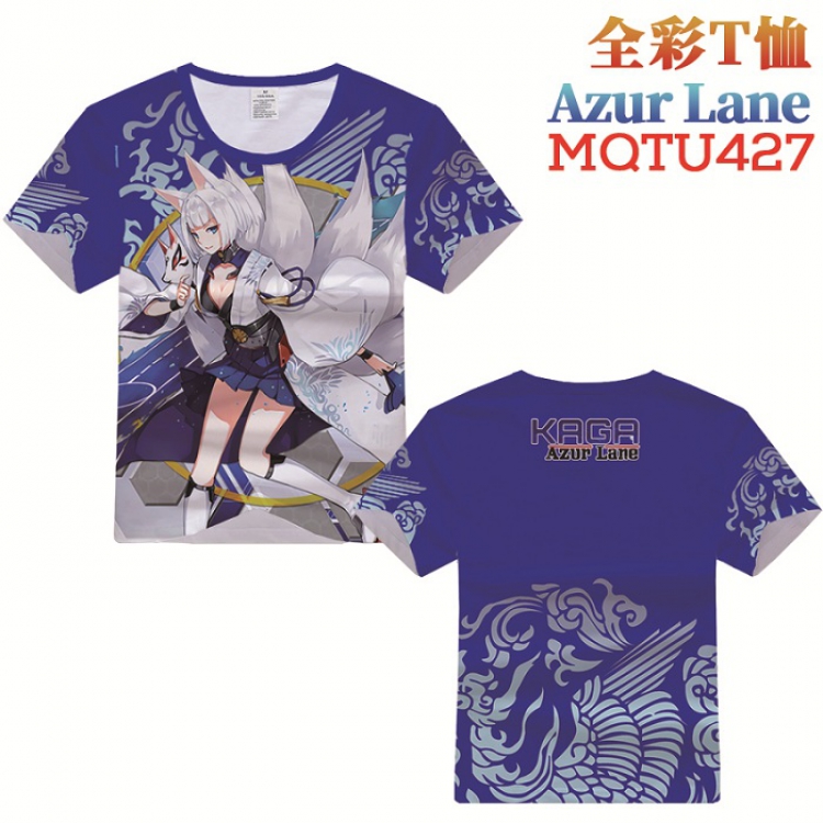 Azur Lane Full Color Short Sleeve T-Shirt S M L XL XXL XXXL MQTU427