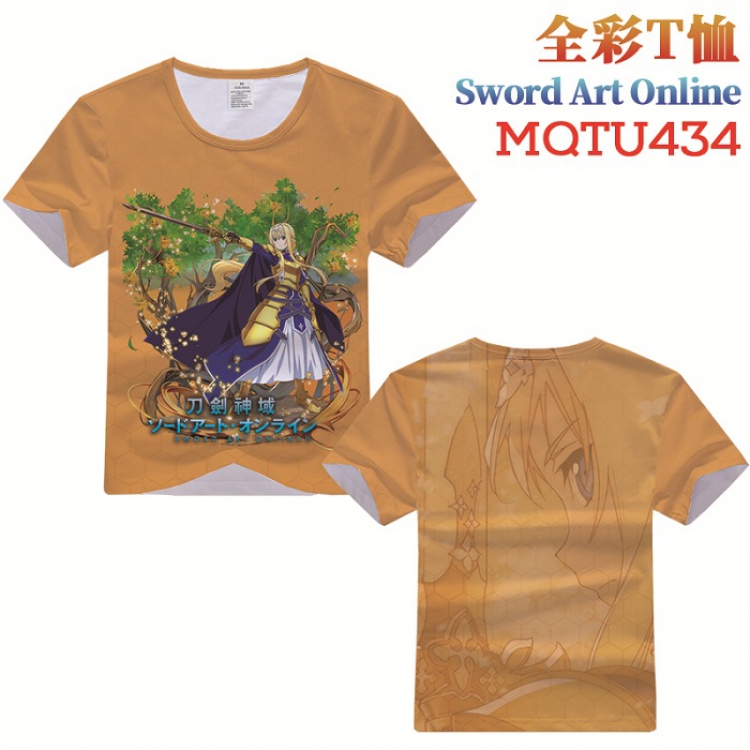 Sword Art Online Full Color Short Sleeve T-Shirt S M L XL XXL XXXL MQTU434