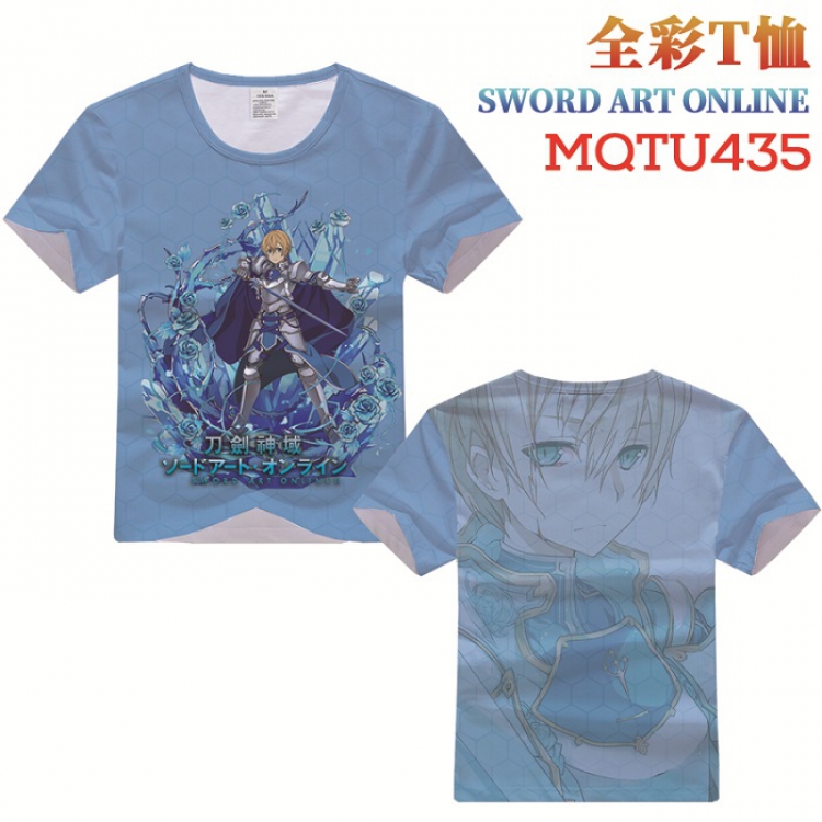 Sword Art Online Full Color Short Sleeve T-Shirt S M L XL XXL XXXL MQTU435