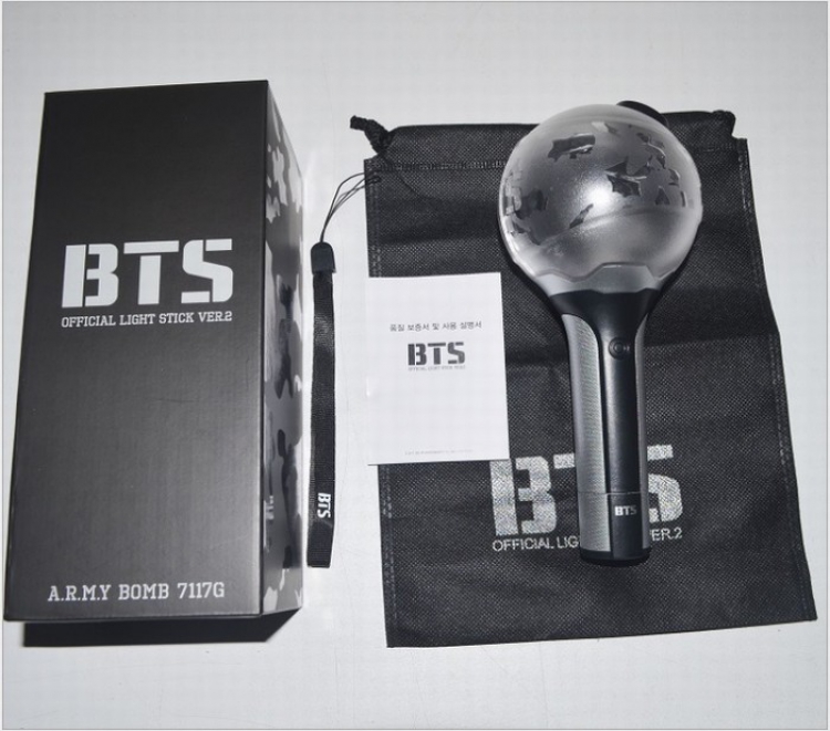 BTS 2 generations Cheer lights Light stick 300G 10X10X22CM