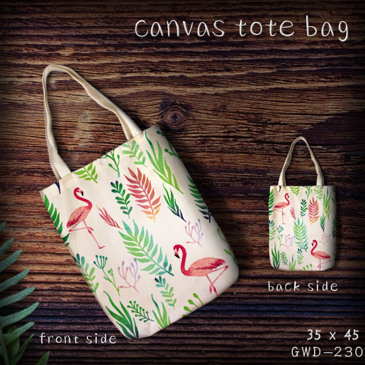 Phoenicopteridae Canvas Handbag 35X45CM GWD230