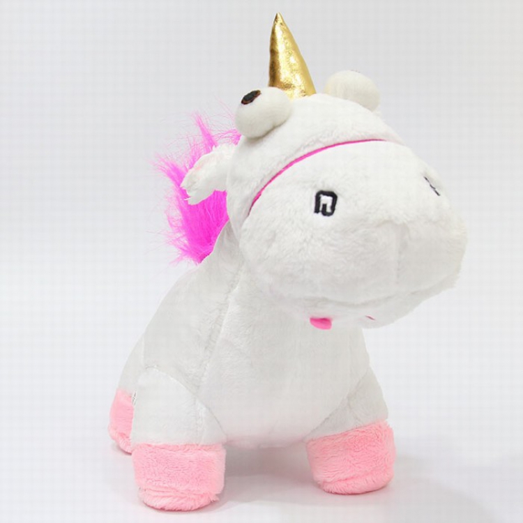 Minions unicorn Kneeling White Plush cartoon toy doll price for 3 pcs 20X16CM 0.14KGS