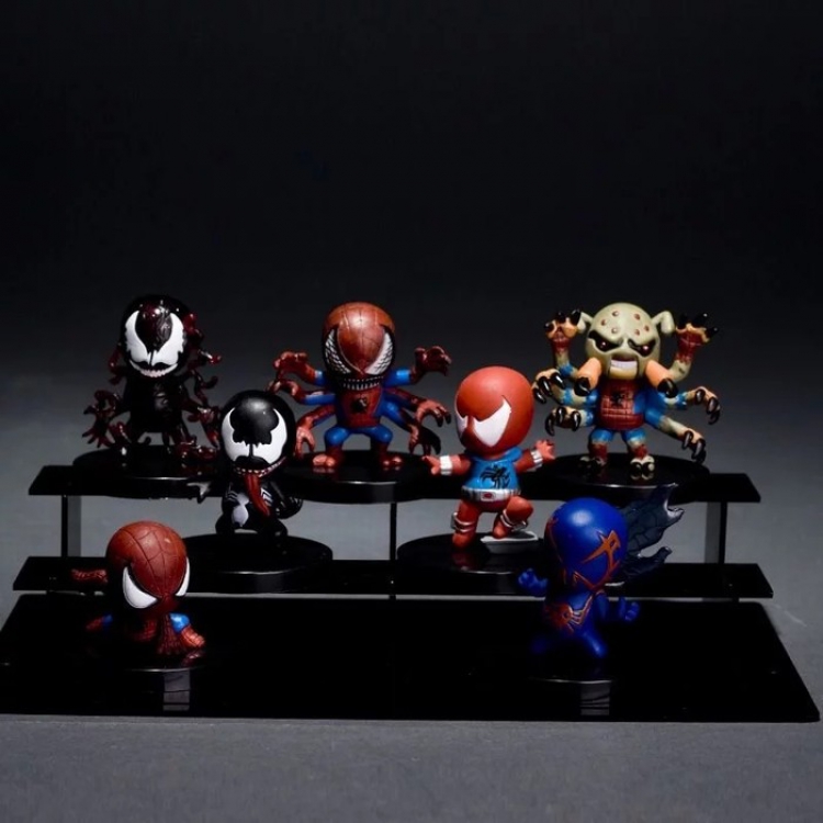 The avengers allianc Venom Spiderman a set of 7 Figure Decoration
