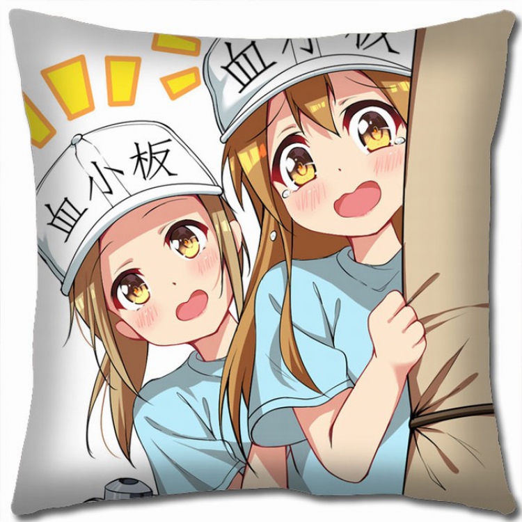 Working cell Double-sided full color pillow cushion 45X45CM G3-7 NO FILLING