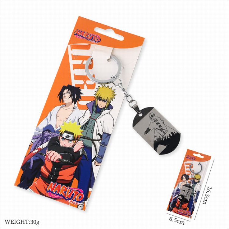 Naruto Stainless steel Keychain pendant price for 5 pcs style A