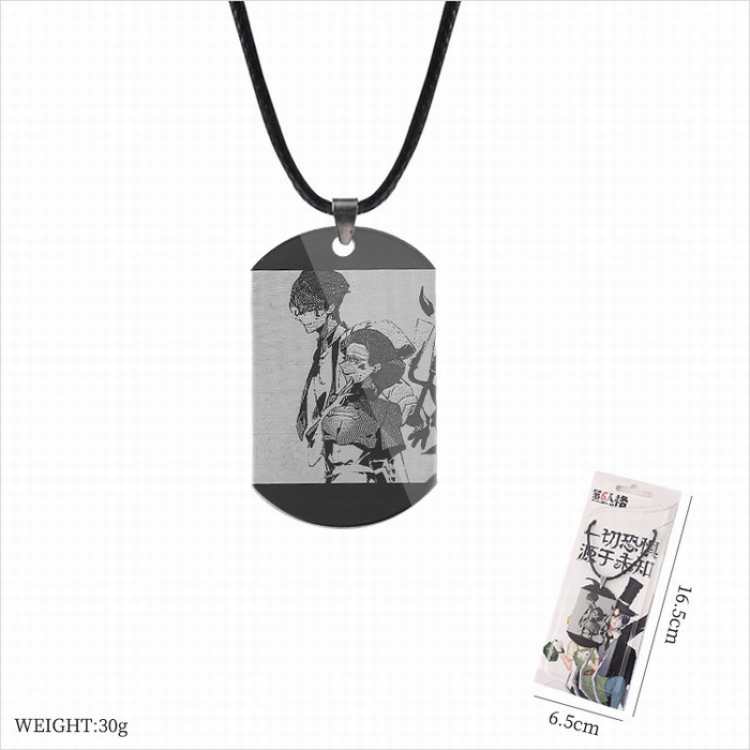 Identity V Stainless steel black sling necklace price for 5 pcs style D