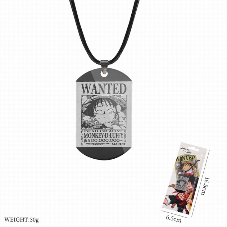 One Piece Stainless steel black sling necklace price for 5 pcs style B