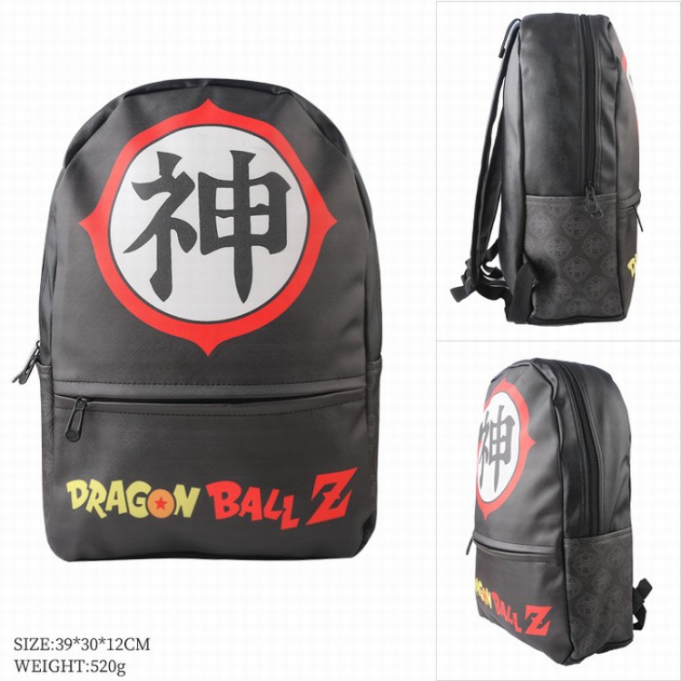 DRAGON BALL Color full-color leather surface Fashion backpack 39X20X12CM style B