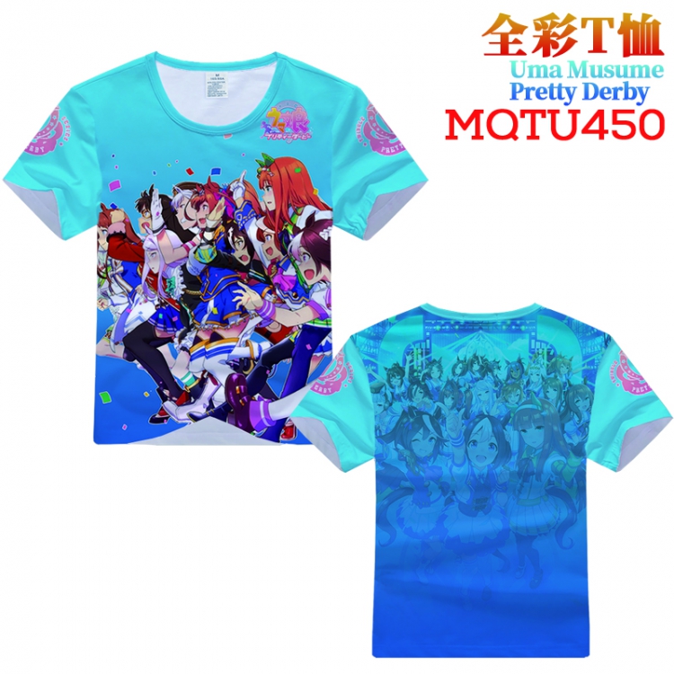 Uma Musume Pretty Derby Full Color Printing Short sleeve T-shirt S M L XL XXL XXXL MQTU450