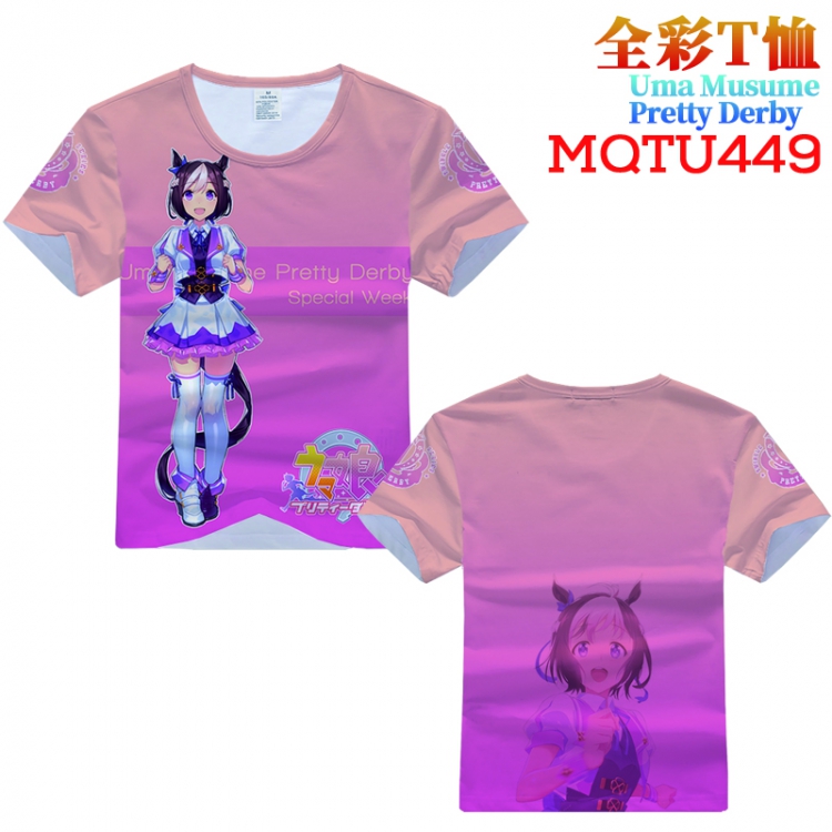 Uma Musume Pretty Derby Full Color Printing Short sleeve T-shirt S M L XL XXL XXXL MQTU449