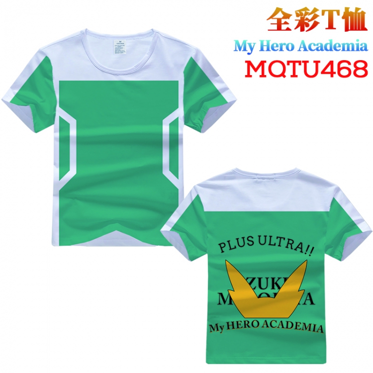 My Hero Academia Full Color Printing Short sleeve T-shirt S M L XL XXL XXXL MQTU468