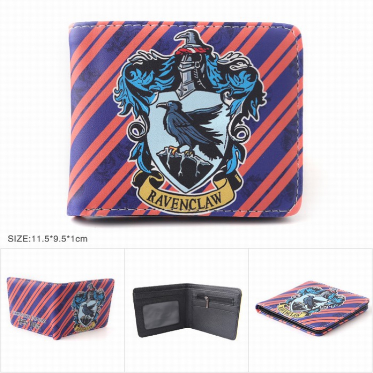 Harry Potter Full color Twill two-fold short wallet Purse style B