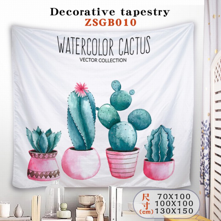Full-color personalized Hanging cloth Tablecloths Tepestry 100X100CM ZSGB-010