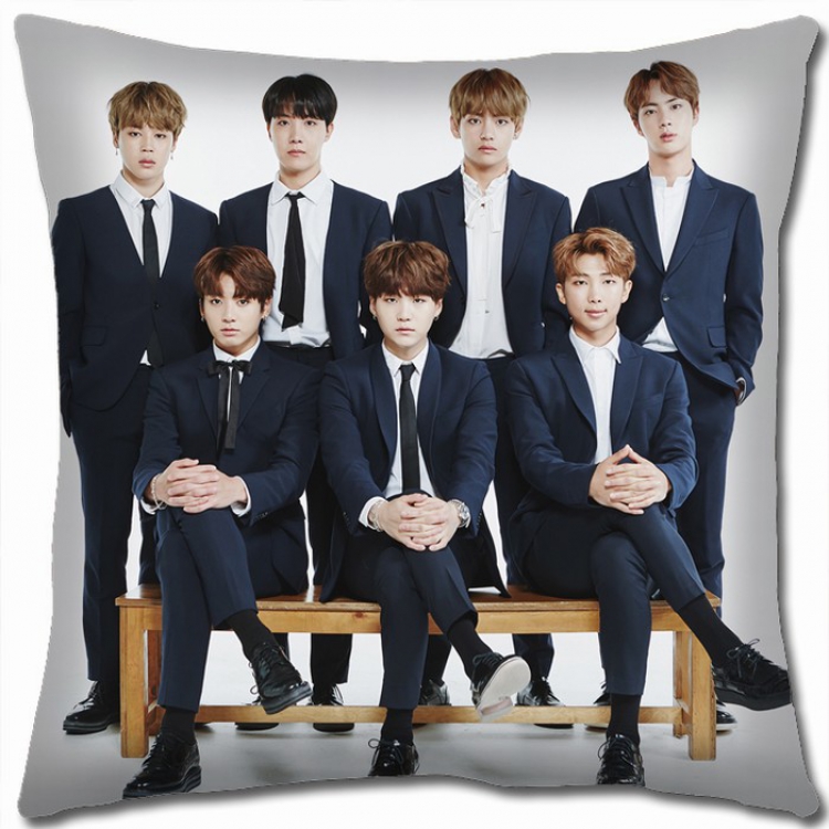 BTS Double-sided Full color Pillow Cushion 45X45CM BTS-20 NO FILLING