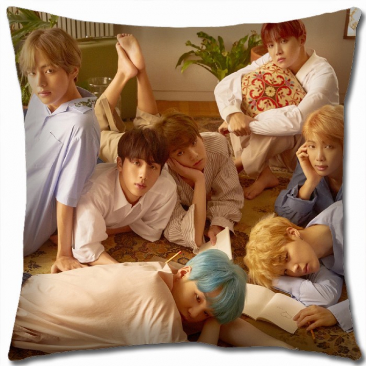 BTS Double-sided Full color Pillow Cushion 45X45CM BTS-23 NO FILLING