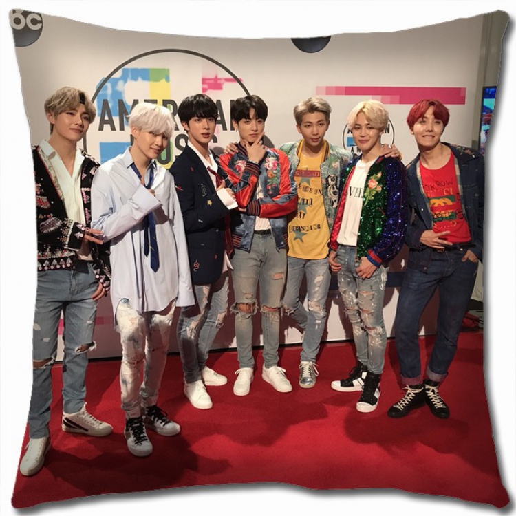 BTS Double-sided Full color Pillow Cushion 45X45CM BTS-33 NO FILLING