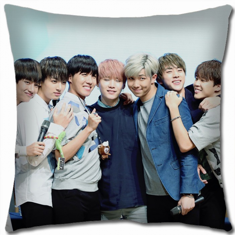 BTS Double-sided Full color Pillow Cushion 45X45CM BTS-3 NO FILLING