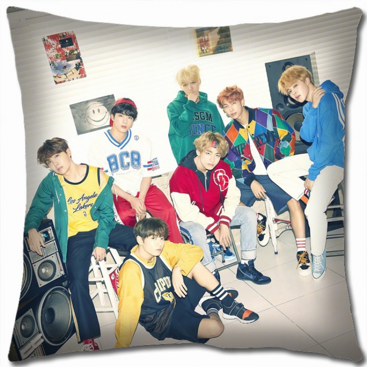 BTS Double-sided Full color Pillow Cushion 45X45CM BTS-32 NO FILLING