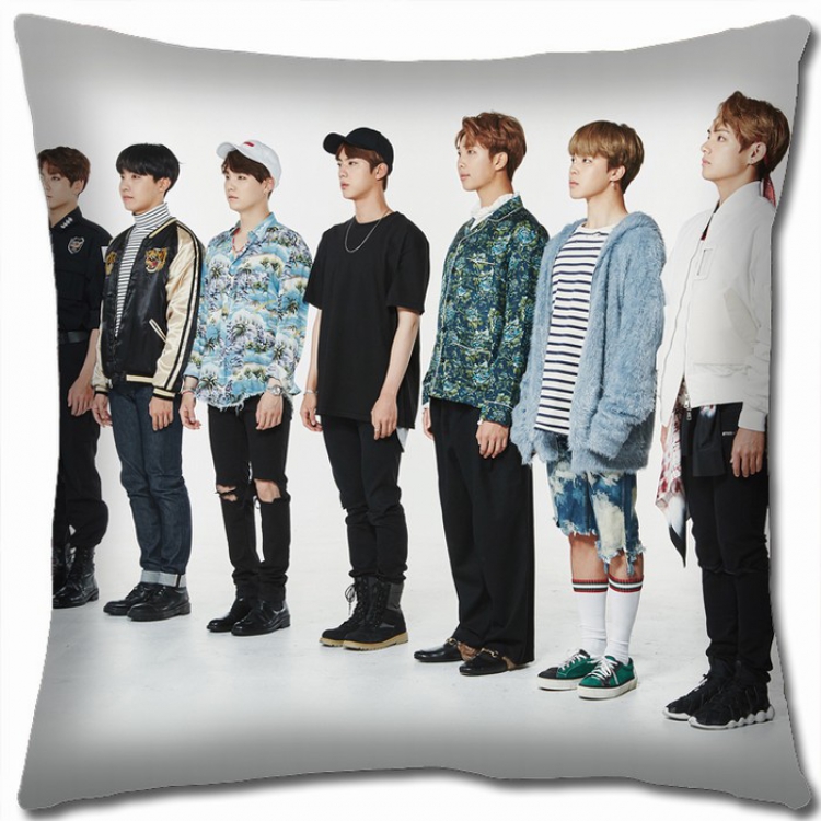 BTS Double-sided Full color Pillow Cushion 45X45CM BTS-31 NO FILLING