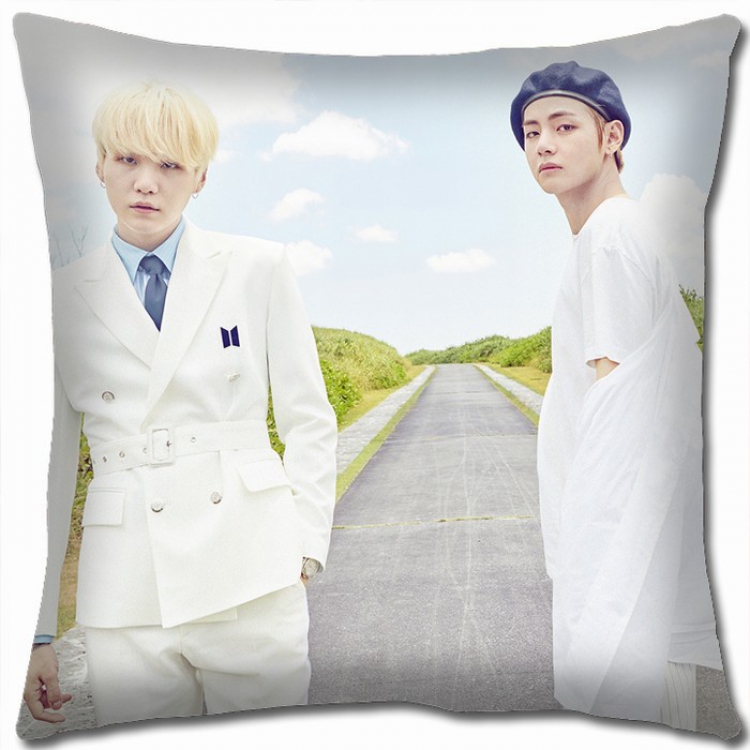 BTS Double-sided Full color Pillow Cushion 45X45CM BTS-36 NO FILLING