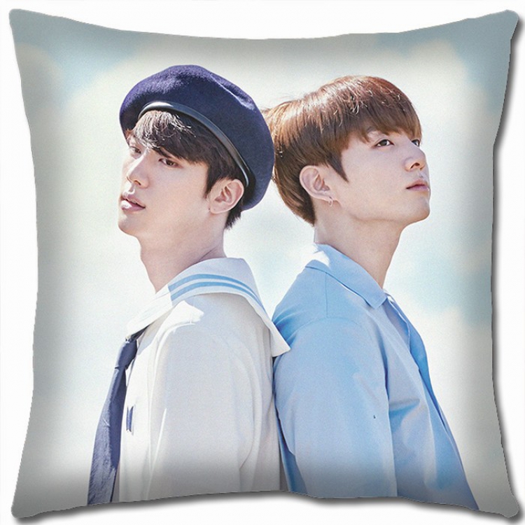 BTS Double-sided Full color Pillow Cushion 45X45CM BTS-35 NO FILLING