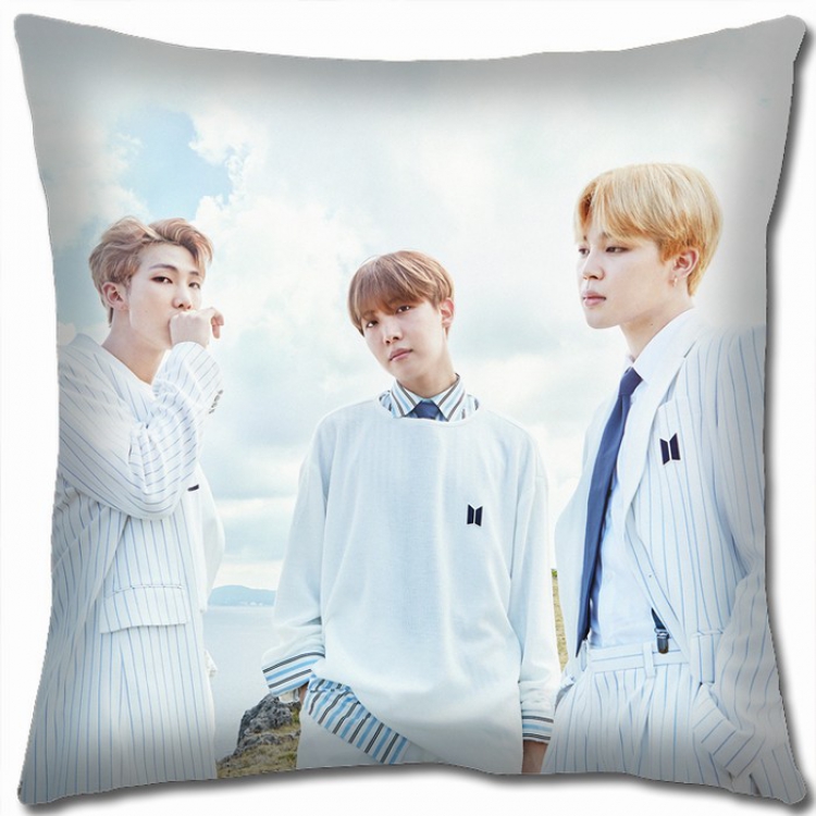 BTS Double-sided Full color Pillow Cushion 45X45CM BTS-37 NO FILLING