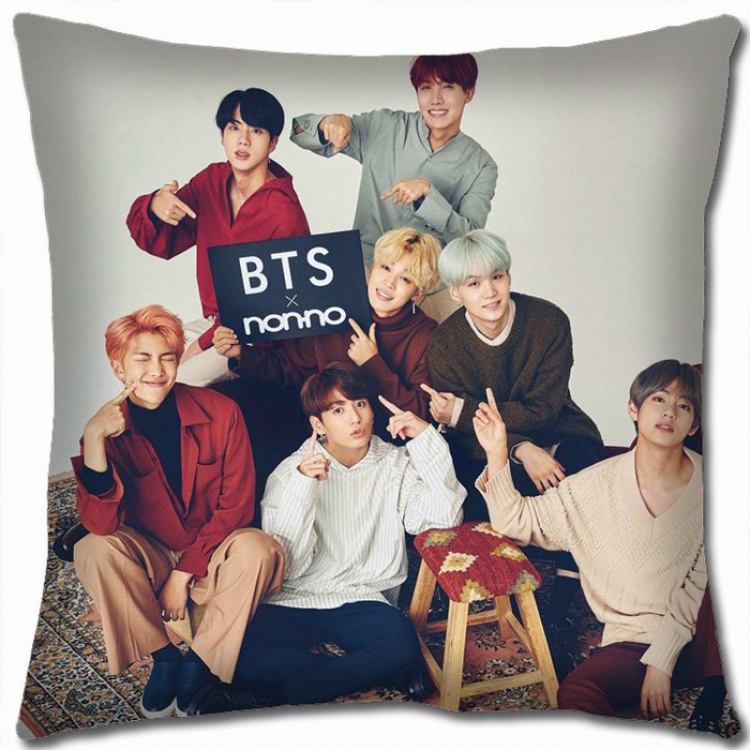 BTS Double-sided Full color Pillow Cushion 45X45CM BTS-41 NO FILLING