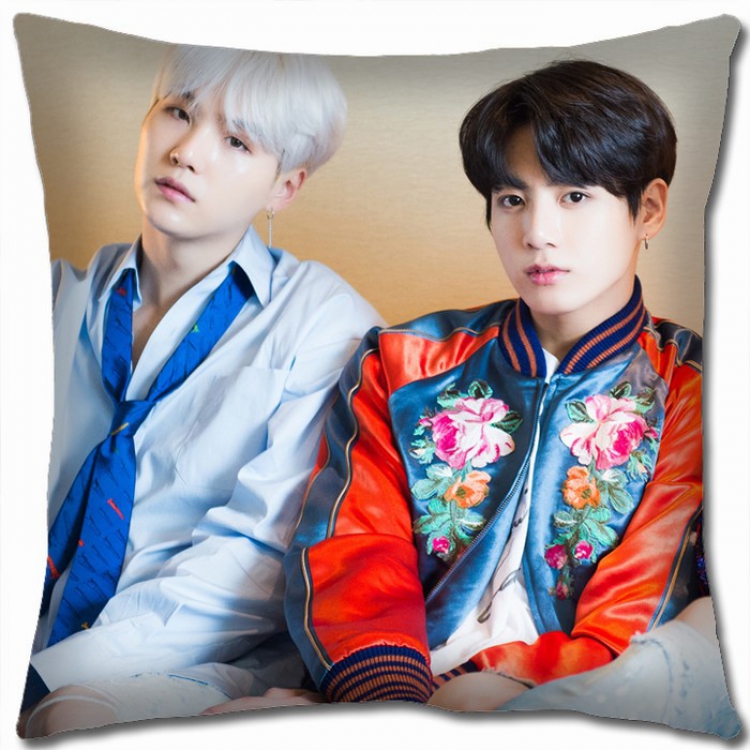 BTS Double-sided Full color Pillow Cushion 45X45CM BTS-39 NO FILLING