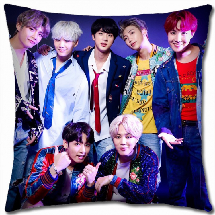 BTS Double-sided Full color Pillow Cushion 45X45CM BTS-42 NO FILLING