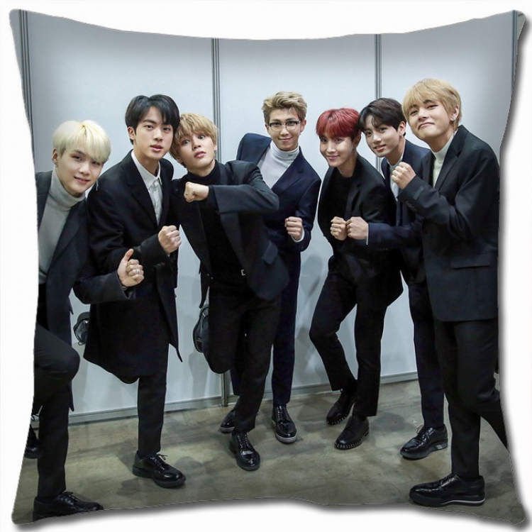 BTS Double-sided Full color Pillow Cushion 45X45CM BTS-47 NO FILLING