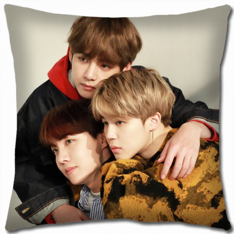 BTS Double-sided Full color Pillow Cushion 45X45CM BTS-51 NO FILLING