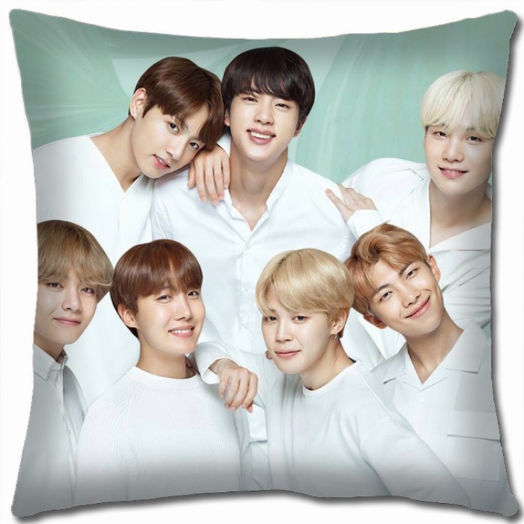 BTS Double-sided Full color Pillow Cushion 45X45CM BTS-53 NO FILLING